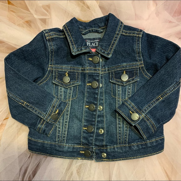 The Children’ Place Blue Jean Jacket Baby Girl - Picture 1 of 5